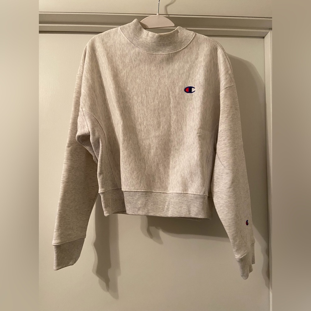 Champion Women's Light Gray Hoodie